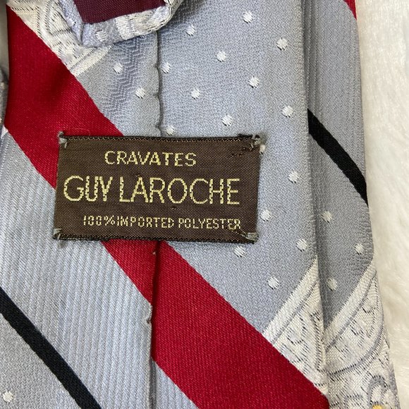Guy LaRoche Geometric Abstract Tie Men's Cravates Spring - Picture 5 of 5
